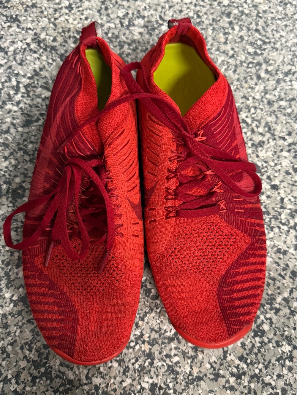 Nike Men's Red Hyprefeel Athletic Sneakers